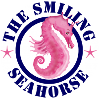 The Smiling Seahorse logo